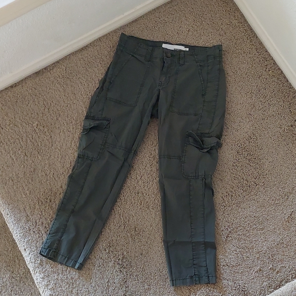 Dark Green Cargo Pants